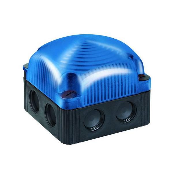 853.510.55 Werma  LED Beacon 853  24vDC 5:BLUE Double Flash IP66/67 Base Mount